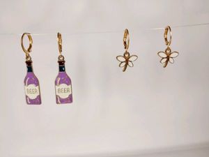 Funky Charm Earring Set of 4