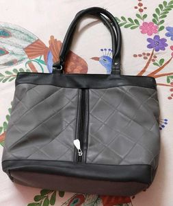 Stylish Grey Handbag