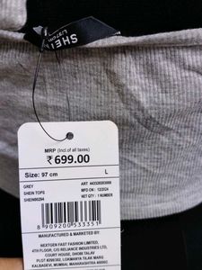 Grey Halter Crop Top