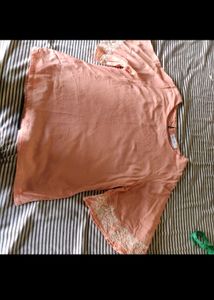 Top With Bell Sleeve And A Dress