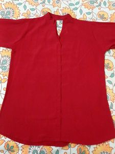 Woman White Shirt And Top Combo