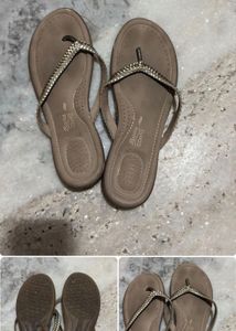 Combo Of #3 Metro Embellished Flip Flops