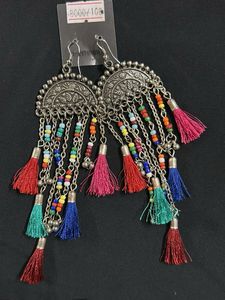 Colourful Beads Earings