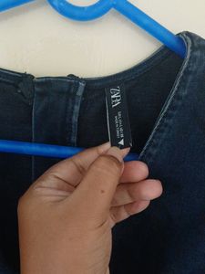 Zara Denim Dress Nwot