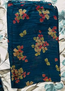 Multicolour Floweral Saree For Daily Ware