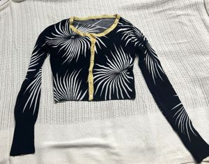 Patterned Cardigan