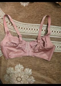 Vintage Pink Lace Bra