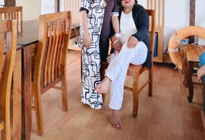 Beautiful Two Set Black Nd White