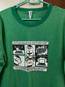 Green Graphic Print Tee(unisex)