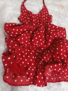 Red Polka Dot Dress