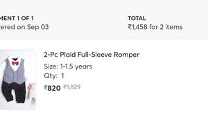 Baby Boy Formal Romper