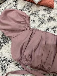 Pink Puff Sleeve Top