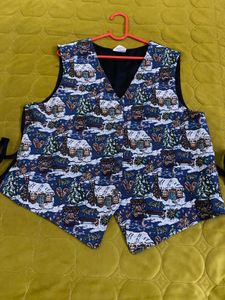 Unique Patterned Vest Size M