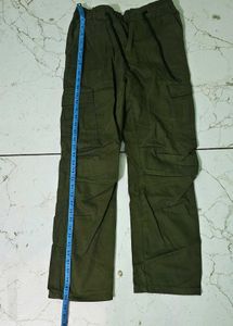 Olive Green Cargo Pants Woman