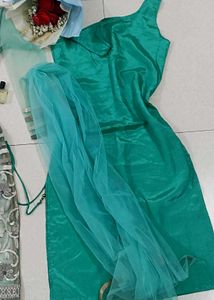 Teal Indian Outfit , very luxury India Outfi