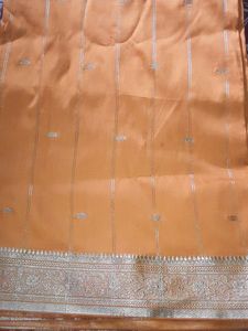 Silk SAREE ;yellow Colour