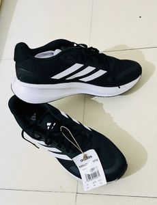 Adidas Runfalcon 5 Shoes - Black/White - Size 10