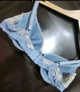 Brown &amp; Grey Printed Padded Bra For 34 Bust
