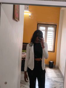 White embellished cardigan