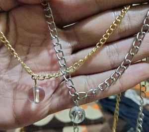 Golden/Silver Chain Necklace