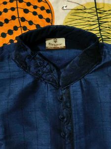 Navy Blue Kurta