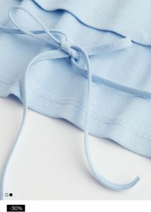 Cute Light Blue Crop Top