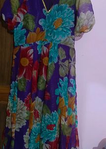 Purple Anarkali