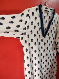 Floral Print A-line Kurti