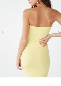 Forever 21 Yellow Tube Dress