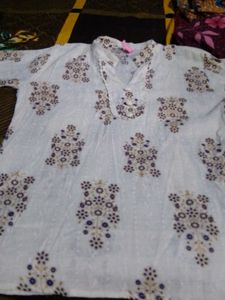 Floral Print Cotton Top