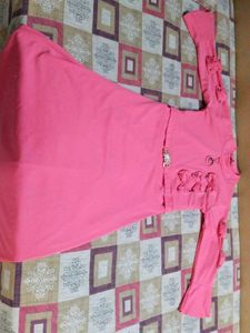 Cute Pink Girls Dress