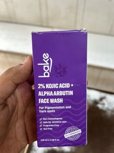 Bake 2% Kojic Acid  Dark Spot Face Wash Brand New