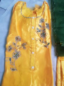Elegant Yellow Kurta Set for haldi occasion