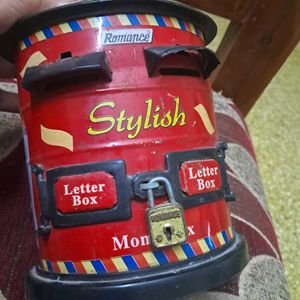 Vintage stylish Letter Box money bank