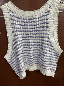 Striped Knit Tank Top