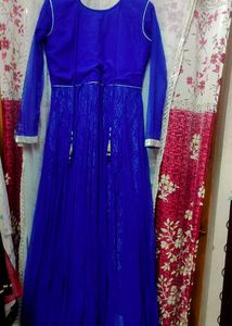 Heavy Party Wear Gown - Blue 💙