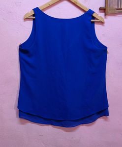 Neavy Blue Sleeveless Tops (Women&#39;s)