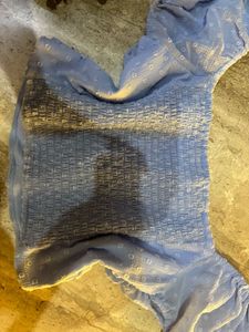 Blue Polka Dot Top.SIZE-28-34.BRAND NEW