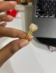 Handmade Raw Stone Ring