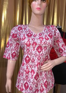 M Size Short Kurti Pure Cotton Unused Brand New