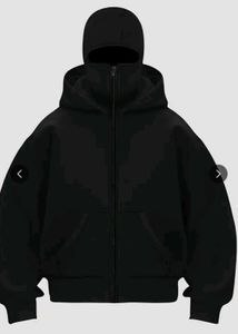 Black Zip-Up Hoodie