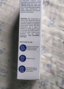 Underarm Treatment Spray