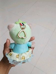 Avocado Bear Plush Keychain