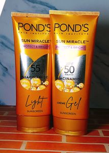 Pond Creme Gel And Light Suncreen Combo