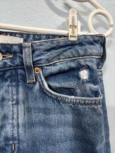 Ripped Denim Jeans H&amp;M