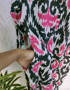 Utsa Ikkat Print Kurti