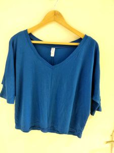 Beautiful Blue Over Size Tee