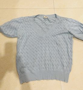 Sky Blue, AND Top, M Size