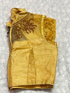 Designer Golden Blouse