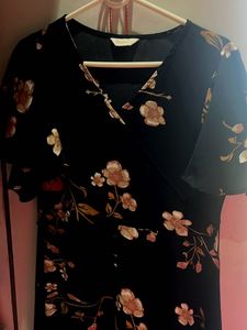 Floral Wrap Dress